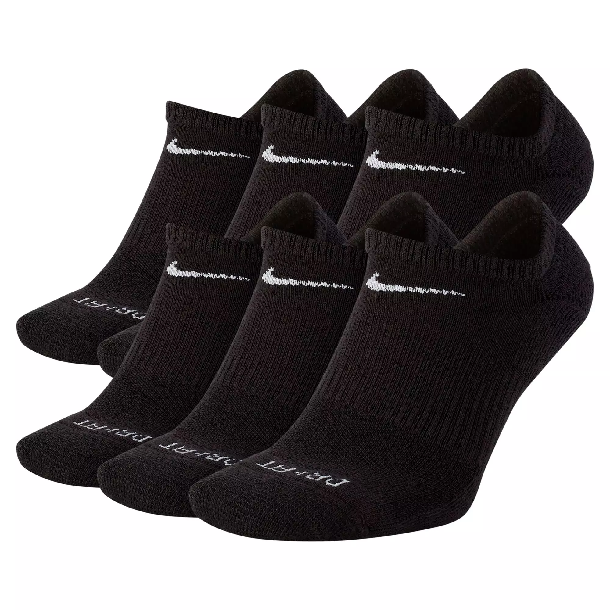 Nike Everyday Plus Cushioned Training No Show Socks 6 Pairs